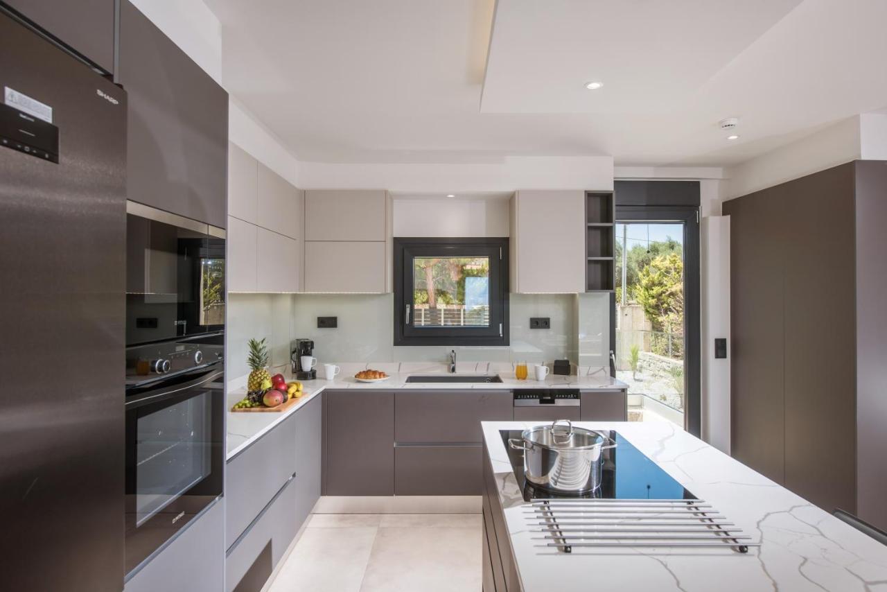 Luxury Villa Marelina 赫索尼索斯 外观 照片