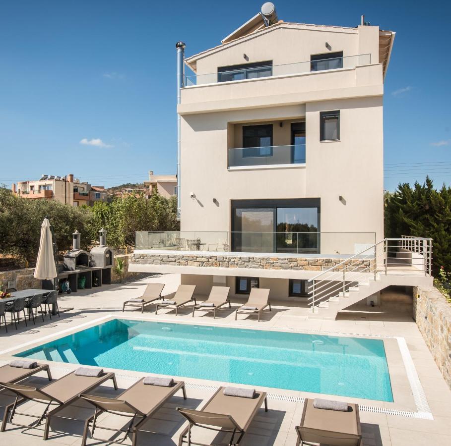 Luxury Villa Marelina 赫索尼索斯 外观 照片