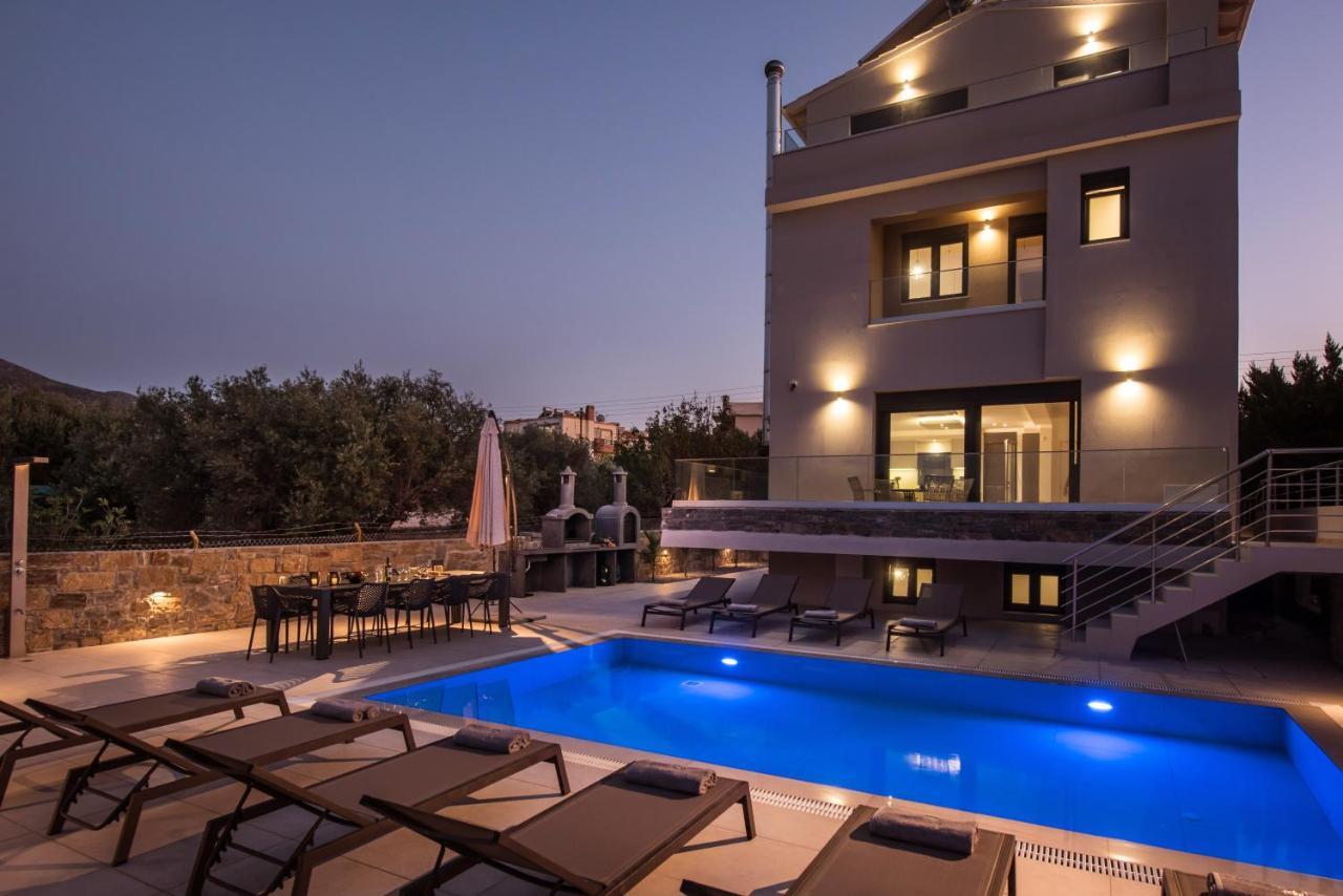Luxury Villa Marelina 赫索尼索斯 外观 照片